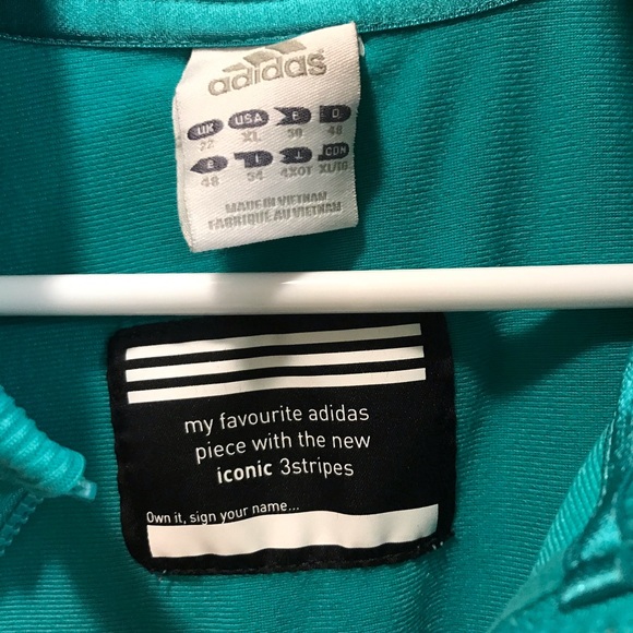 Adidas Three Stripe Zip Up - Picture 3 of 5
